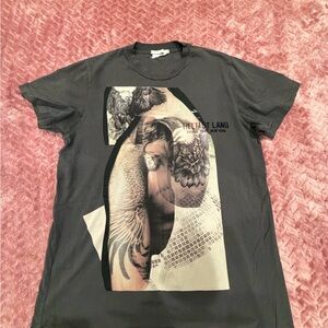 Helmut Lang Charcoal Graphic Tee